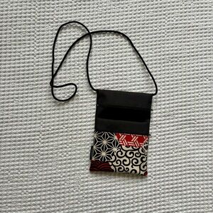 Mailelani’s “String Bag” Red & Black Hawaiian Crossbody Bag - Made in Kaua’i